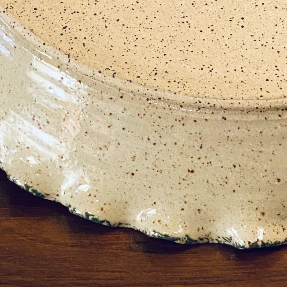 🍁🌟4xHP🌟NWOT VTG 90s Fluted Pie Plate Three Rivers - Picture 5 of 7